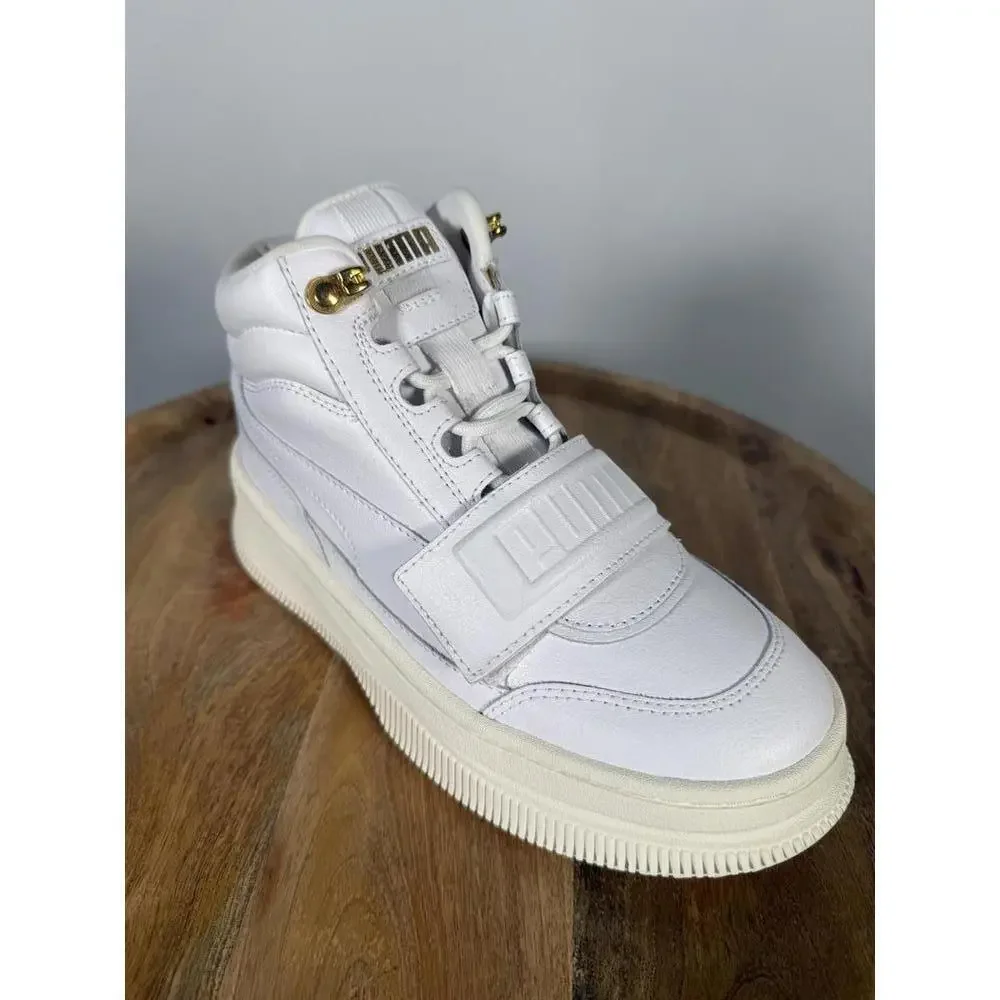 NWB Puma Deva Boot Women's White Lifestyle Sneakers Shoes Size 6 - Picture 9 of 10